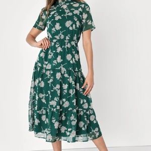 Floral Print Midi Dress
